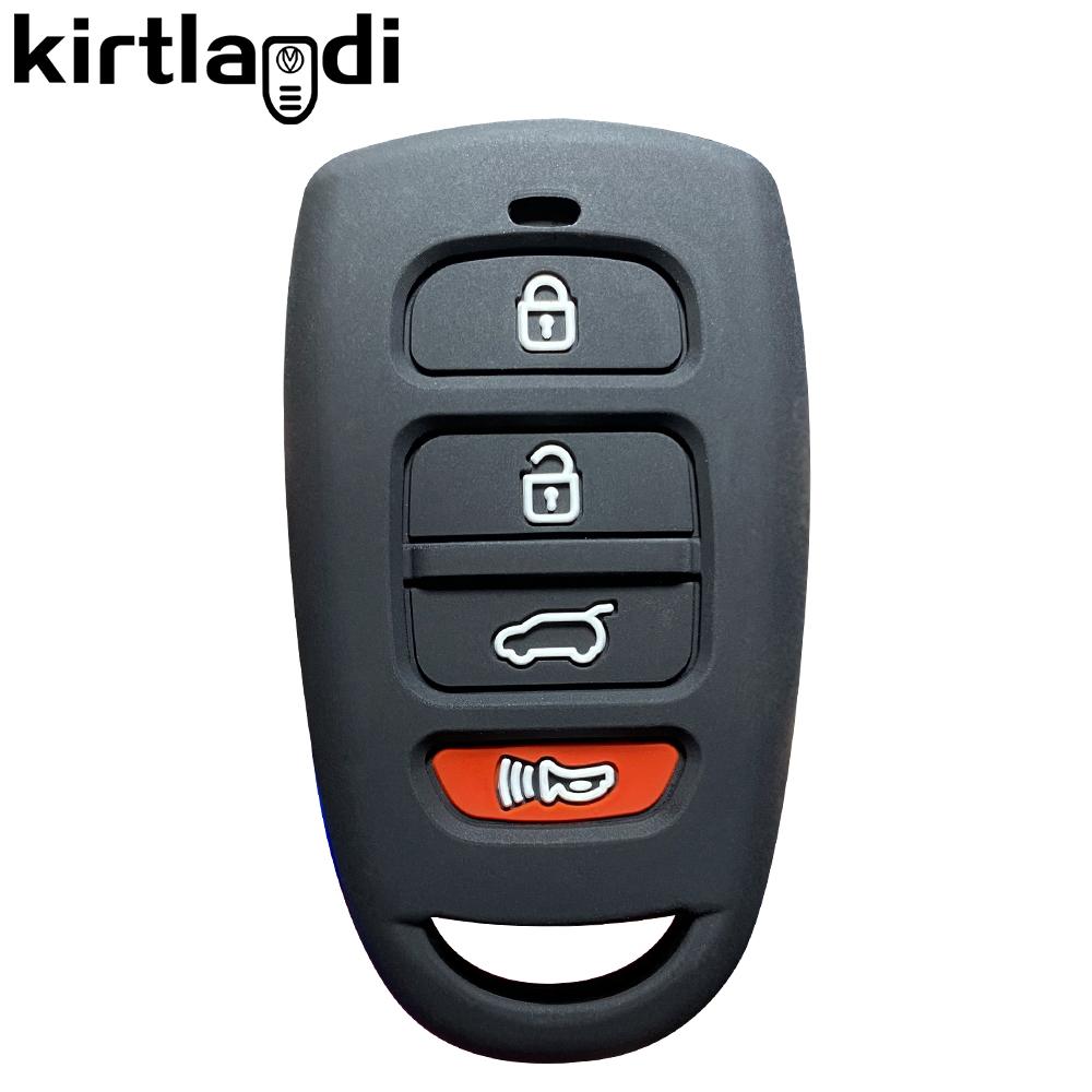 Silikonový obal držák na klíče od auta pro Kia Magentis Carens Sonata sorento rio soul forte pro Hyundai Tucson accent Santa Fe Avante