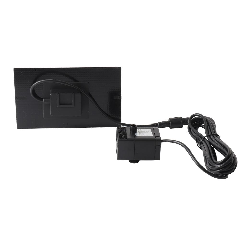Solar-Springbrunnenpumpe 5,5V 1,5W Polykristallines Silizium-Solarpanel Vogelbad-Springbrunnenpumpe