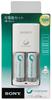 Sony Kompaktní sada nabíječek NiMH 2 AA dobíjecí baterie BCG34HS2R (NH-AA-2BR)