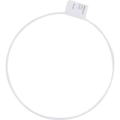 Graine Créative - Rilsan Circle Lampshade Frame Diameter 20 Cm White