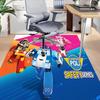 1pc Robocar Poli Adventure Carpet for Playroom Bedroom Living Room Sofa Home Decor,kids Game Area Rug Non-slip Floor Mat Y730150
