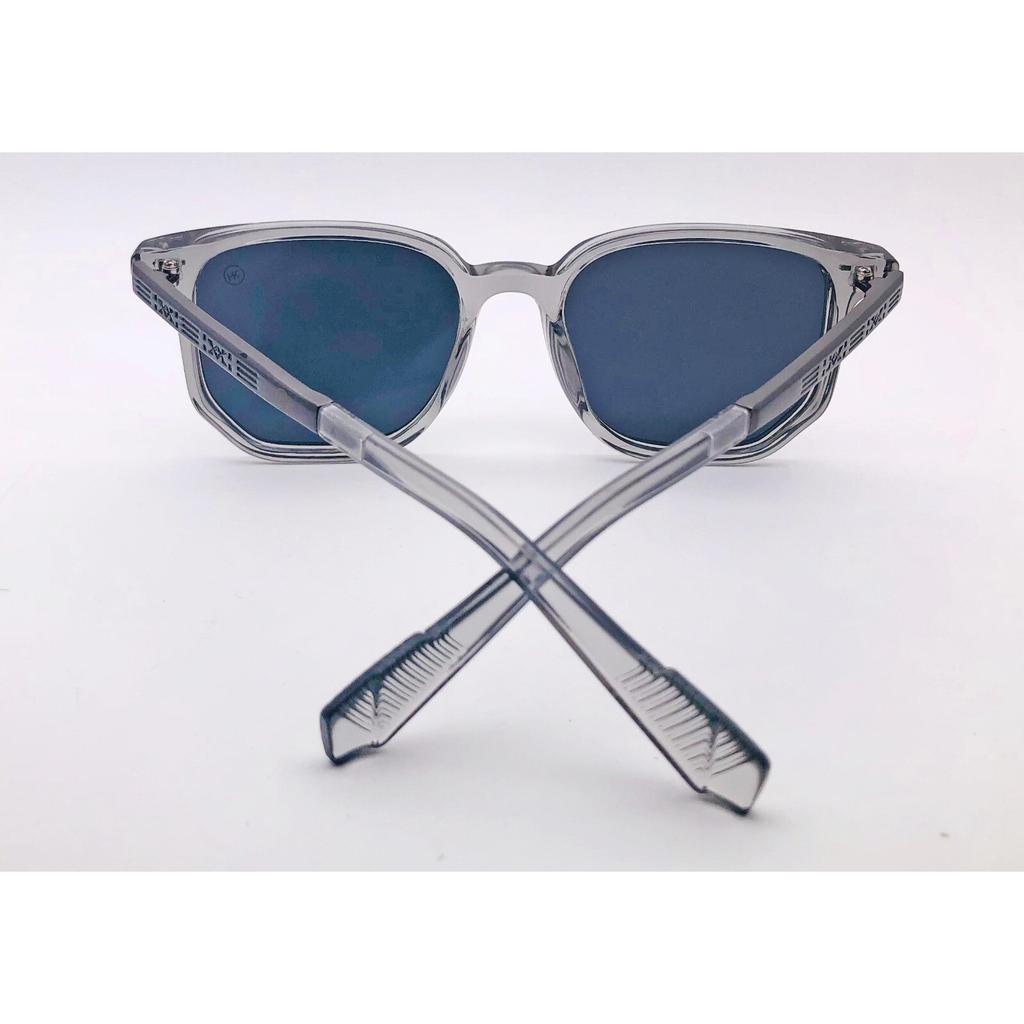 RSINC Unisex Designer Sunglasses UV Protection Square Transprent Grey KH-2310 B0DKTFTJTQ