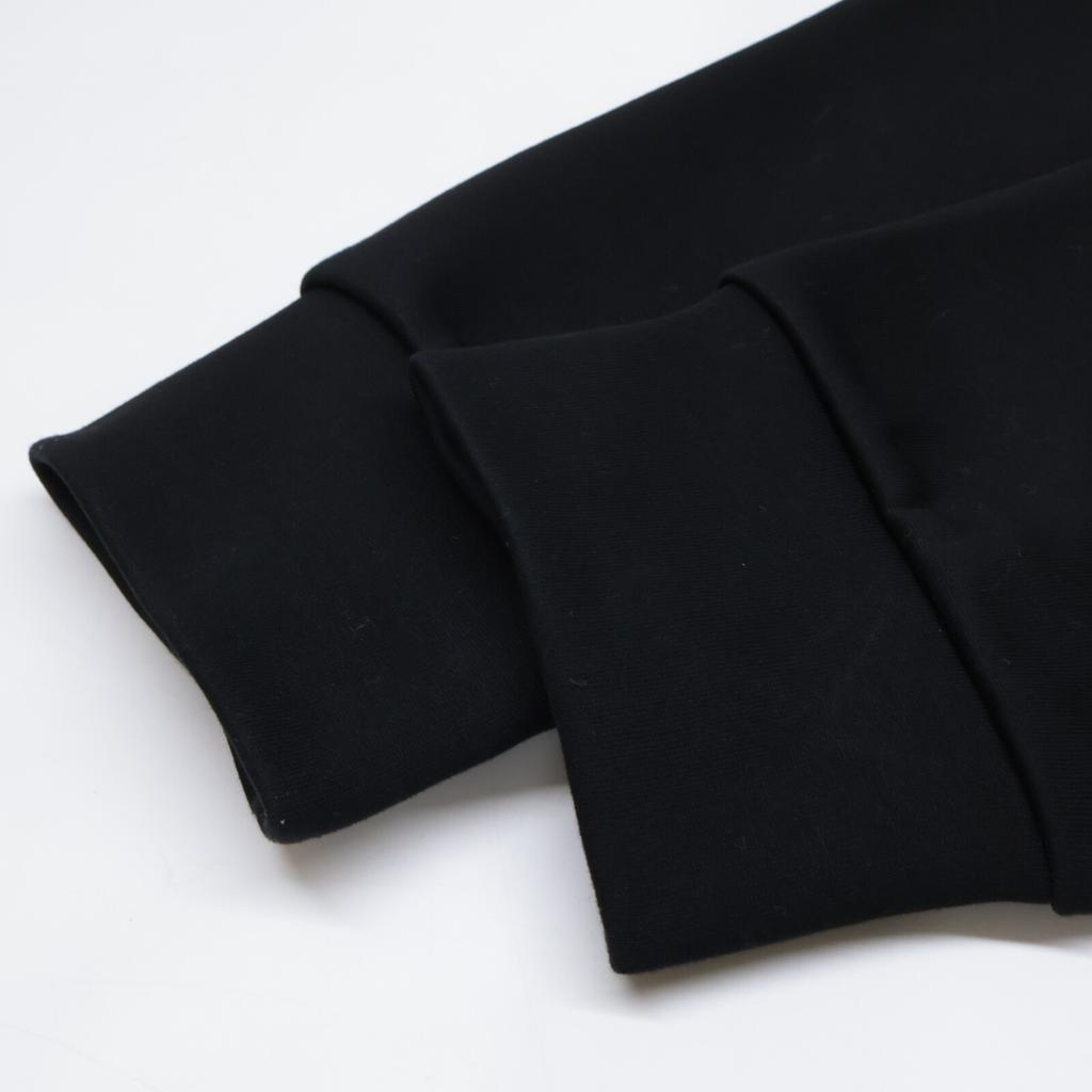 PRADA [Excellent Condition/Domestically Manufactured/Made in 2011] UJL35B Re-Nylon Triangle Logo Plate Panel Sweatshirt tops S blackUsed