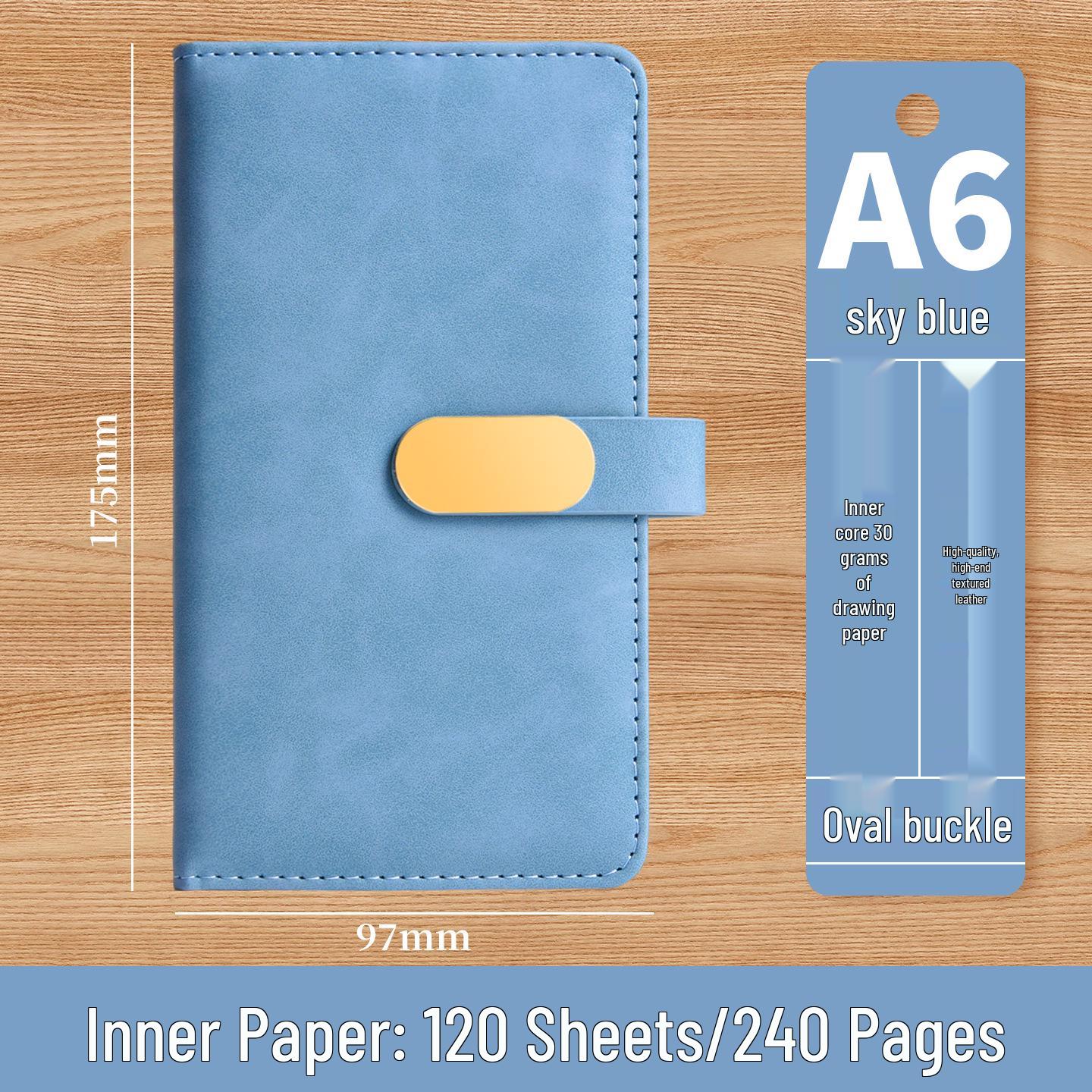 

A6 Thickened Notebook: Compact High-Value Business Planner & Pocket Diary