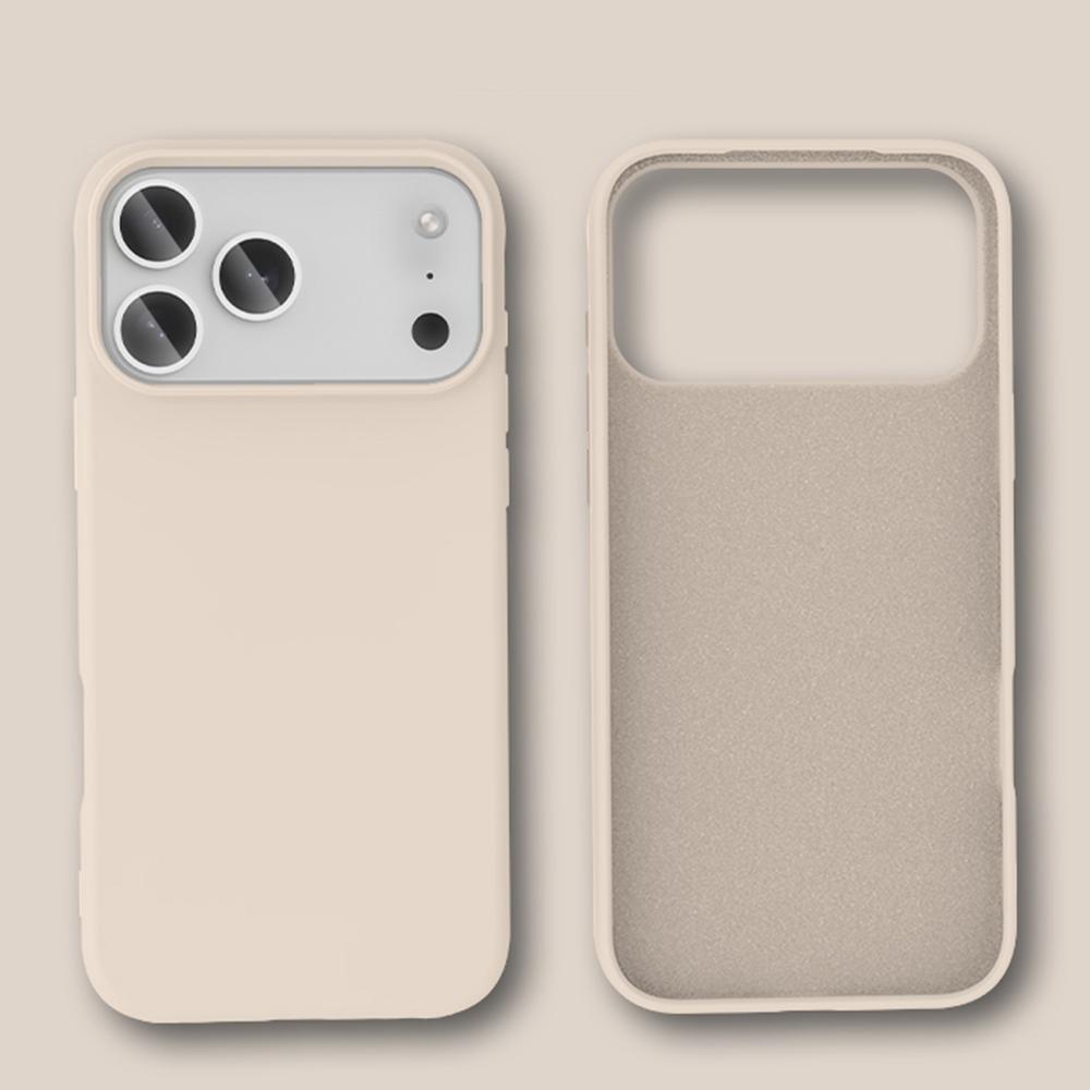 Stoßfeste weiche Flüssigsilikon-Handyhülle für iPhone 17 Air 16 16E 15 14 13 12 11 Pro Max Plus Hautgefühl Schutzhülle