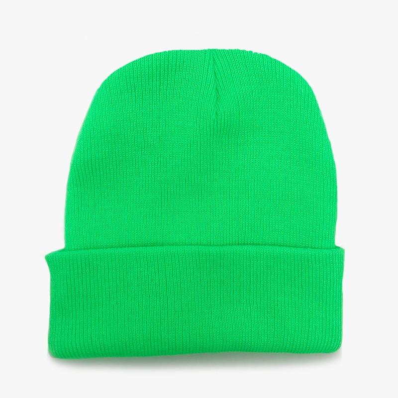 Unisex Warm Winter Beanie Hat, Stretch Knitted Solid Color Cap, Casual Soft Hat for Men and Women, Autumn Winter Cold Weather Headwear