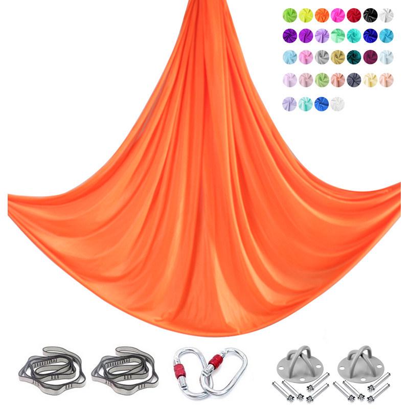 6m Nylon Aerial Yoga Hammock Set for Home and Studio Use