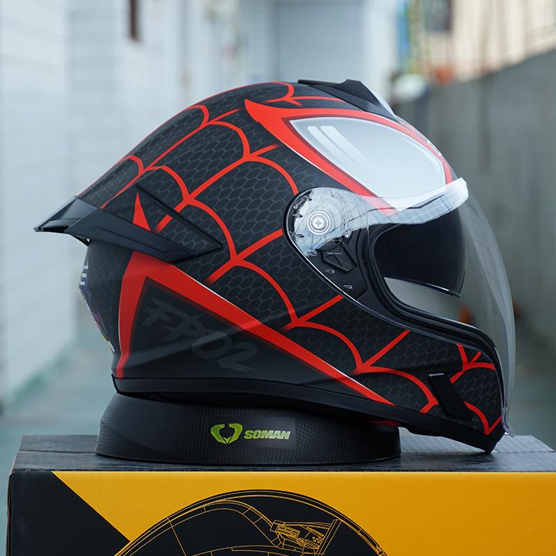 China 3C DOT Double Certified Adult Full-face Motorcycle Helmet, Double Sunshade Lenses. Modular Motorcycle Helmet