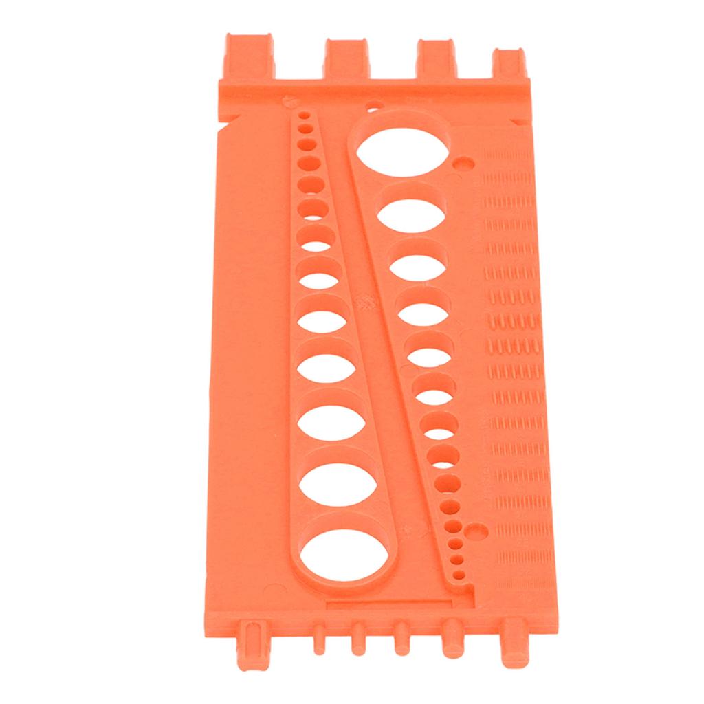 Nut Bolt Screw Gauge Multi Functional Inch Metric Quick Identification Nut Bolt Thread Checker for