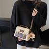 Fashion and high-end portable small square bag women's 2025 winter niche simple casual shoulder messenger bag trendy women's bag