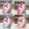 Cartoon Unicorn Eva Kids School Backpack With Glitter Hard Shell For Preschoolers