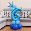 32 Inch 0-9 Number Foil Balloons Set Wedding Anniversary Balloon Baby Shower Birthday Balloons Party Supplies