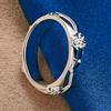 1 piece of 925 sterling silver 7-10 exquisite pattern ring, women's engagement fashion charm accessory jewelry