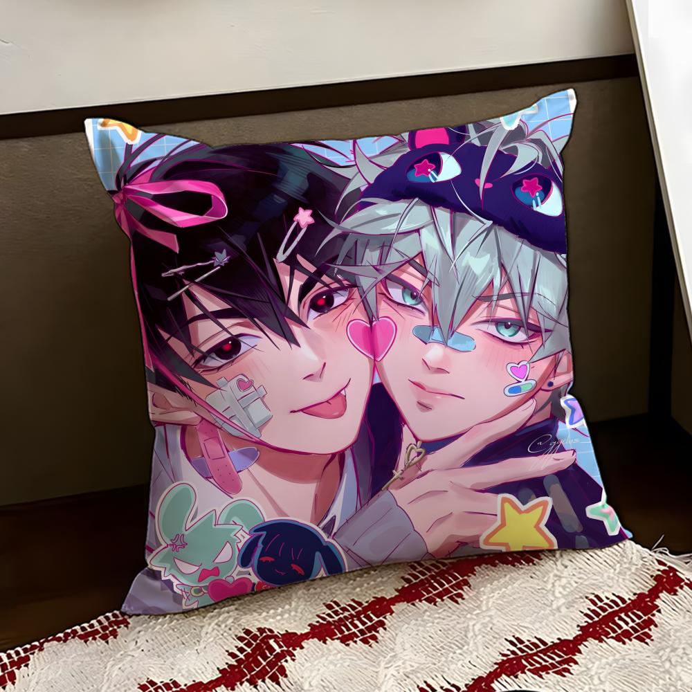Alien Anime SStage Cushion Cover Reversible Soft Durable Pillow Cover Home  Car MultiScene Use for Daily Comfort