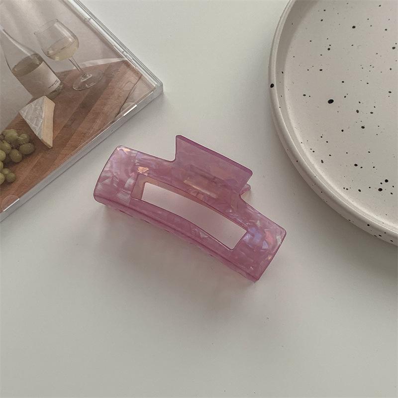 Korean Imitation Acetate High-End Shark Hair Clip - Elegant Hair Accessory for Stylish Looks
