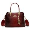 Versatile Patent Leather Women's Handbag – Large Capacity Mom Style Shoulder & Crossbody Bag