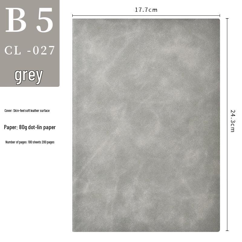 A5 PU Leather Sheepskin Notebook with Custom Logo - Business Diary & Meeting Minutes Book