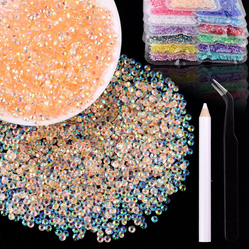 2Mm3Mm4Mm Flat Bottom Resin Drill Diy Handmade Mobile Phone Case Beauty Sticker Drill