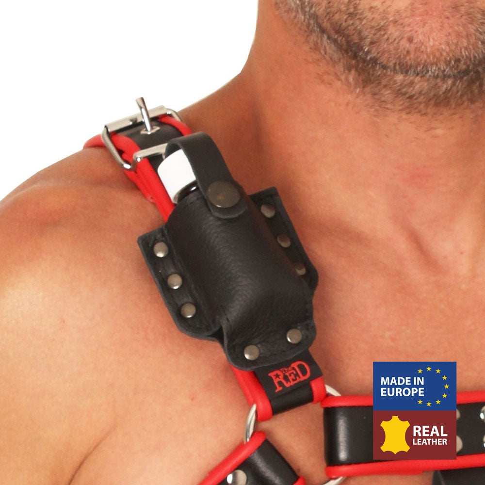 Aroma Leather Harness Holder - The Red - Accessories