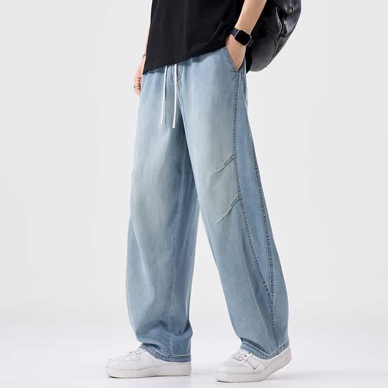 PLAYBOY Men's Summer Cooling Loose Fit Denim Jeans