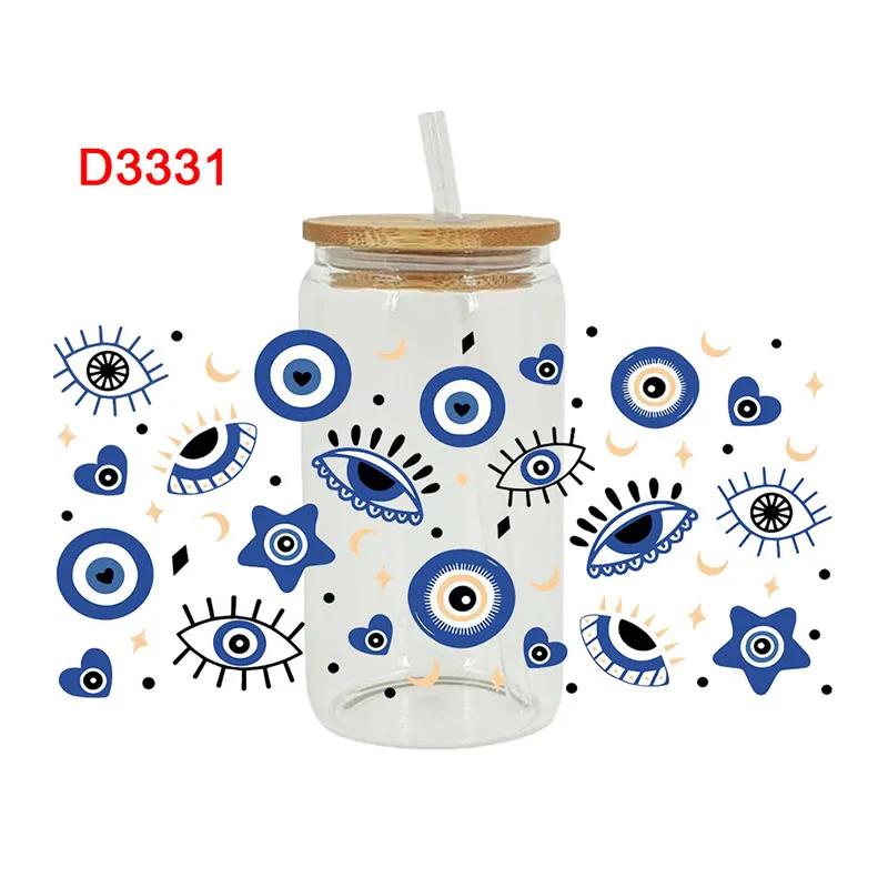 

Cartoon Printed UV DTF Transfer Sticker DIY Waterproof Easy To Use Suitble For Cups Mugs Tumbler Bottles Dishes Stickers