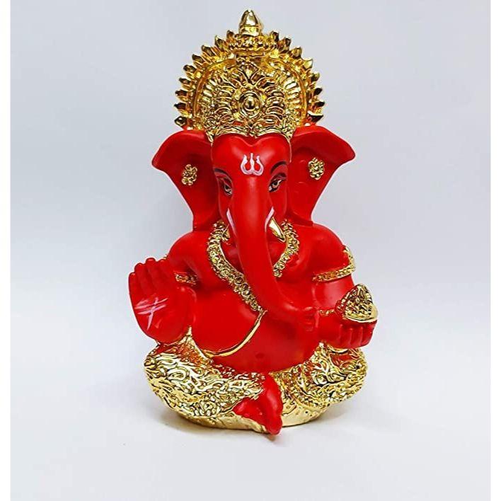 

Идол Ганеши для приборной панели автомобиля Мурти Ганеши Идол Ганапати для домашнего декора Пуджа Статуэтка Господа Ганеши Подарок для офисного стола Комната для пуджи Фигурка