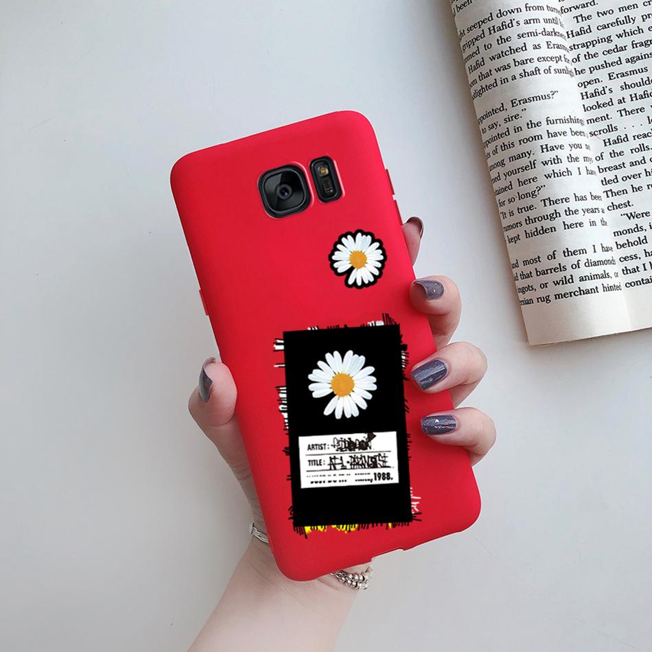 Cute Cat Cactus Silicone Case For Samsung Galaxy S6 Edge S7 Edge Cover Soft Slim Funda For Samsung S6 S7 Edge S6edge S7edge Case