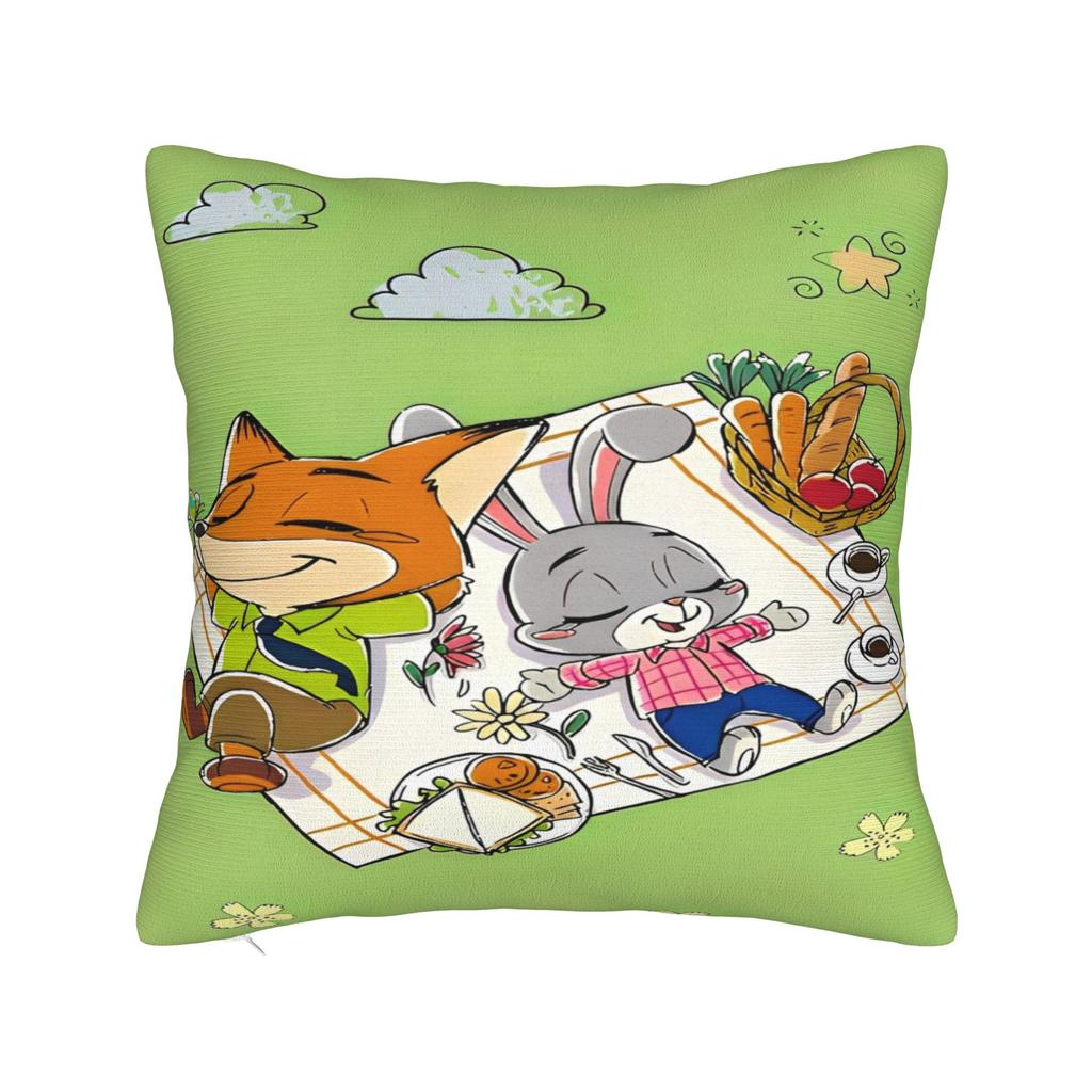 Zootopia Pillowcases Fashion Pillow Case For Sofa Bedroom Home Decor Comfy Pillow Cover