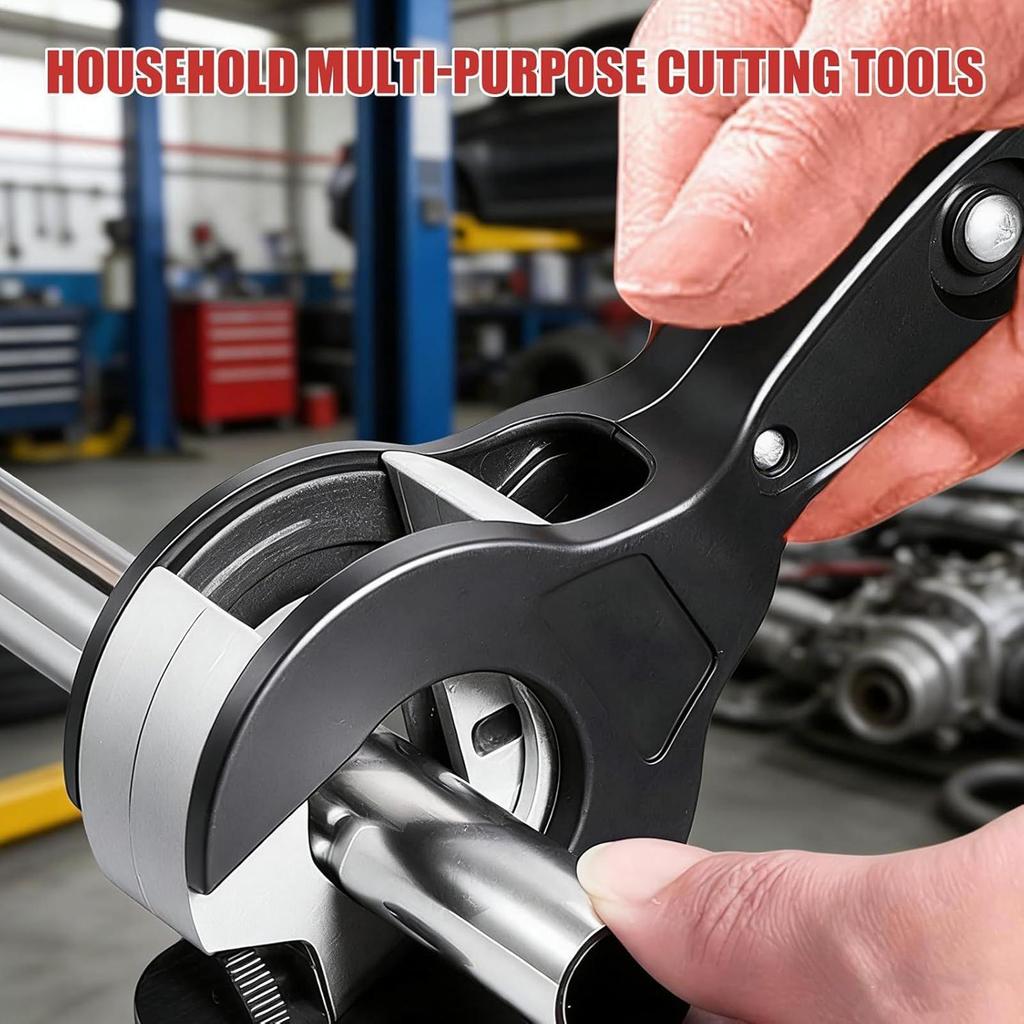 8-29mm Ratcheting Tube Cutter 2-in-1 PVC Pipe Cutter Cutting Tool Copper Tube Cutter Aluminium Ratchet Scissor Hose Cutting Tool