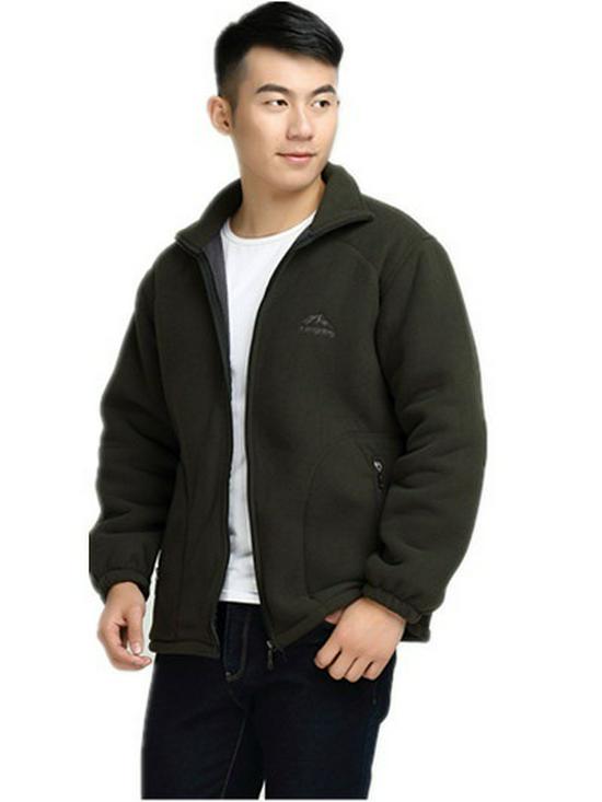 Doppelseitiger Fleece-Mantel für Damen - Sweatshirt mit Fleece-Futter für Mütter und Senioren (Frühling, Herbst, Winter).