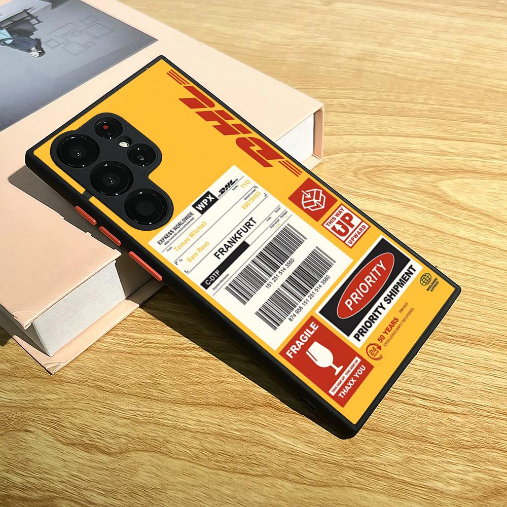 

DHL Express Phone Case For Samsung Galaxy S25 S24 S23 S22 S21 FE plus Ultra Back Cover Galaxy S21 5G