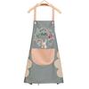 Wipeable Waterproof Oil-Proof Cartoon Wreath Rabbit Kitchen Nail Shop Apron