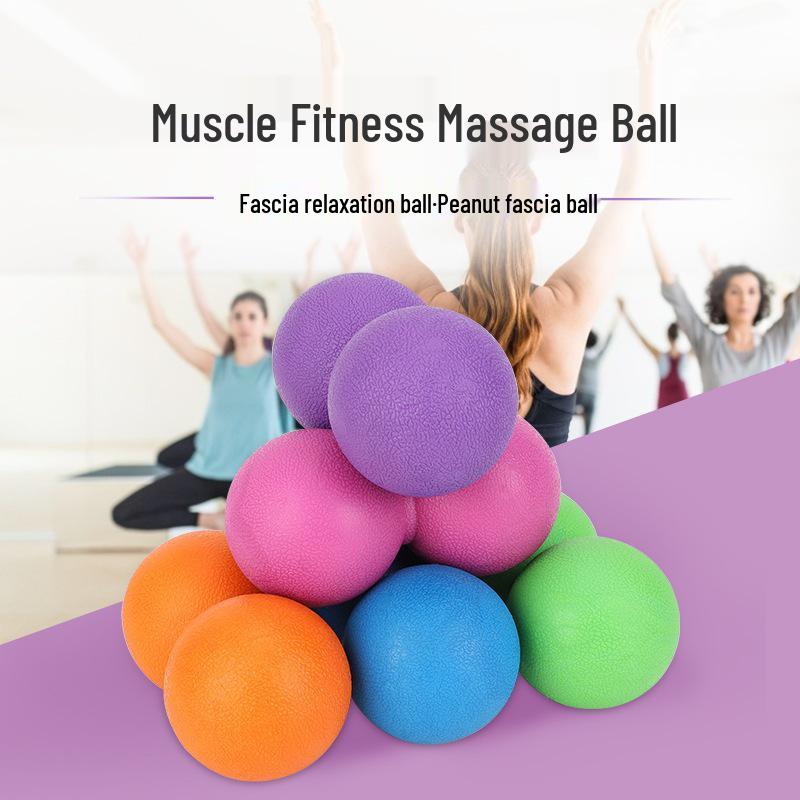 TPE Peanut Massage Ball - Muscle Relaxation & Fitness Tool