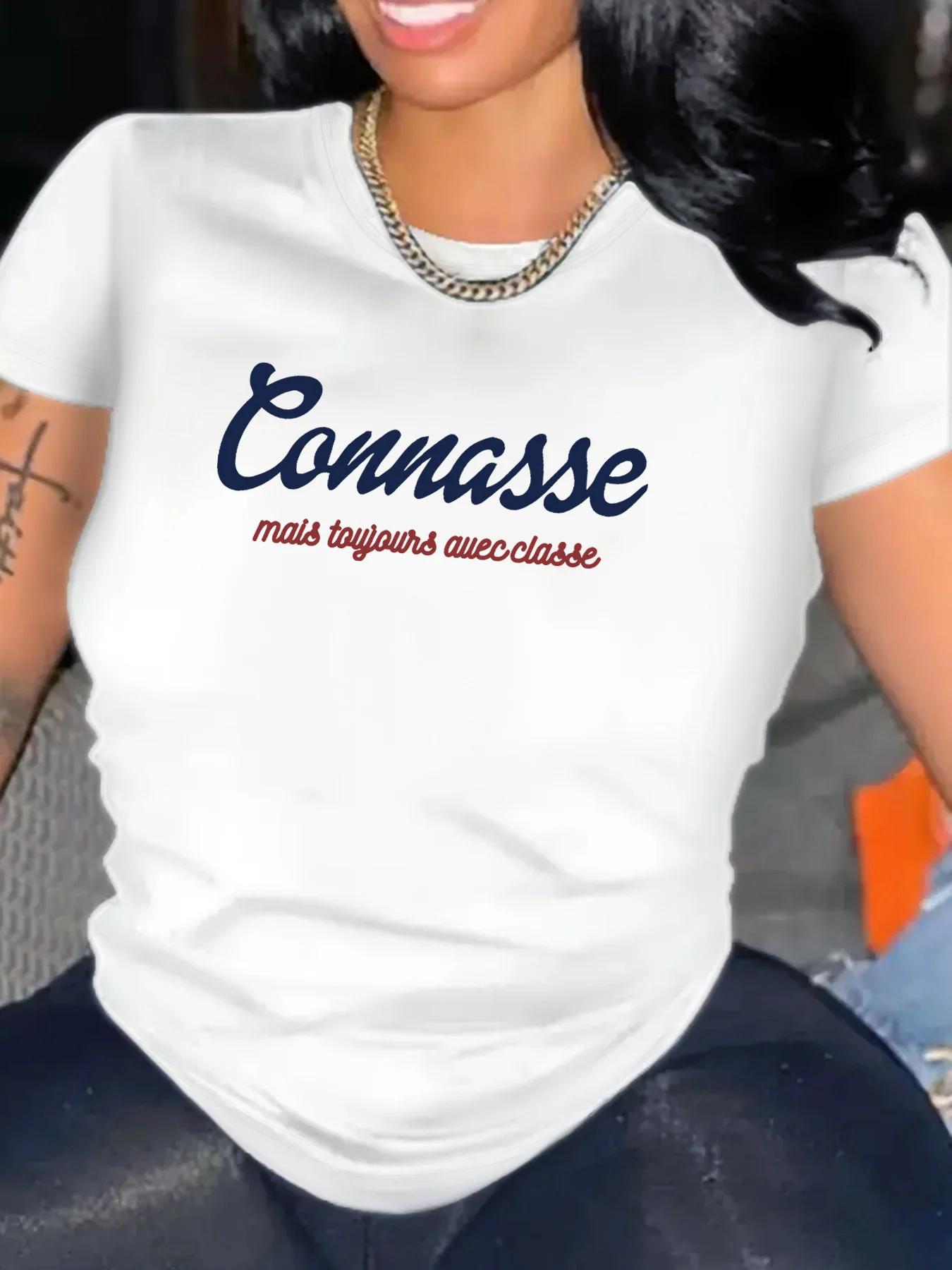 

ZX Футболка Сука, но всегда с классом узор женская футболка с коротким рукавом круглый вырез полиэстеровый трикотаж мое тело мой выбор 3XL