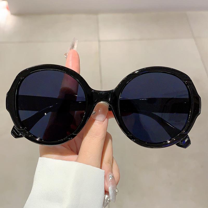 Oversized Round Vintage Sunglasses Women Men Luxury Designer Sun Glasses Big Frame Punk Shades UV400 Outdoor