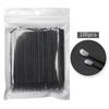 Cotton Swab Organizer Storage Bamboo Cover Acrylic Round Organizer Makeup Storage Box Container Organizadores
