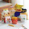 Sealing Clip For Food Refrigerator Magnetic Sticker Snack Sealing Clip Plastic Bag Seasoning Sealing Strip 12pcs Potato Clause