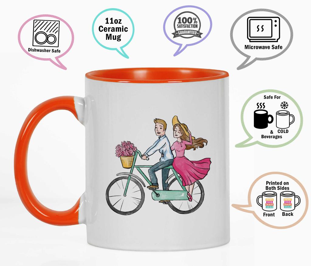 Inkdotpot Soulmate 11 Oz Ceramic Coffee Mugs Coffee Mugs Great for Bride Groom Engagement Gift Bachelor and Bachelorette