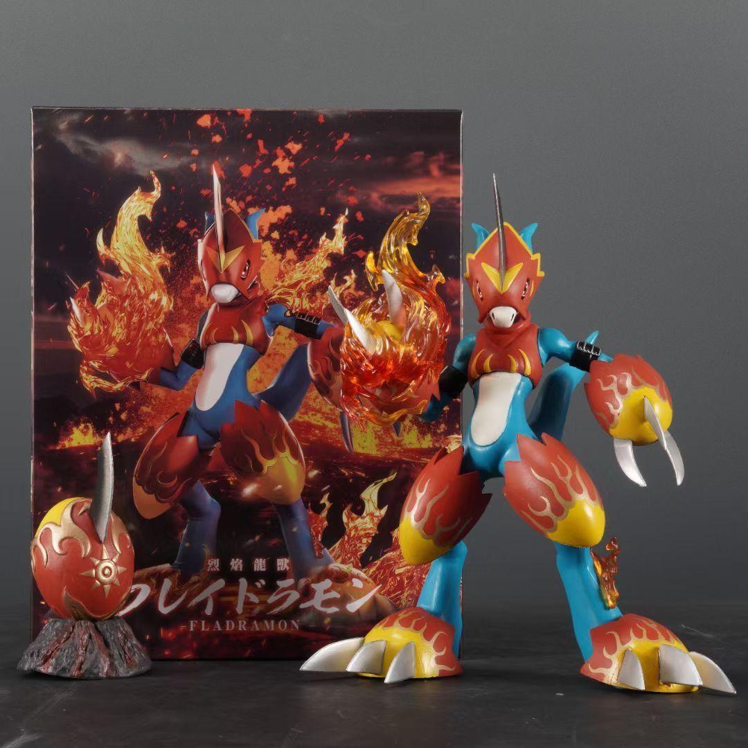 

Digimon Royal Flame Beast Lotus Beast Flame figures anime anime Dragon Divine Collection Mode Table setup Favorite PVC playthings