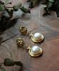 Iris Forest Pearl Bird Earrings _01