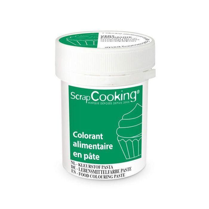 Colorant alimentaire en pâte 40 g - Vert émeraude