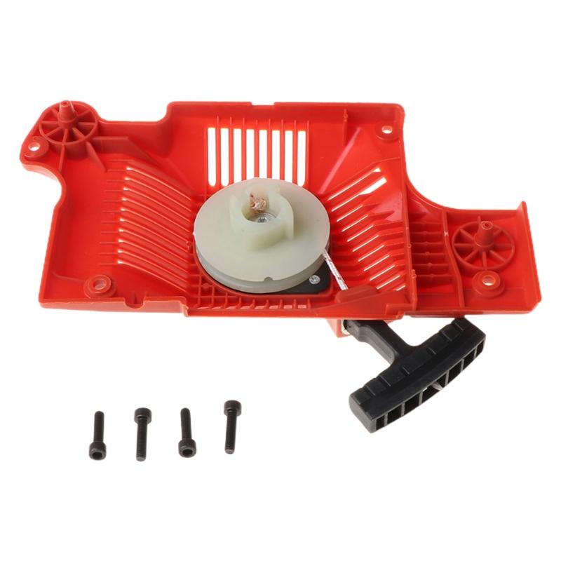 

Metal Recoil Starter Assembly Suit for for 51 55 50 55 EPA 55 Ranchers EPA 55 EU1 Chainsaws with 4pc Screws Orange 1