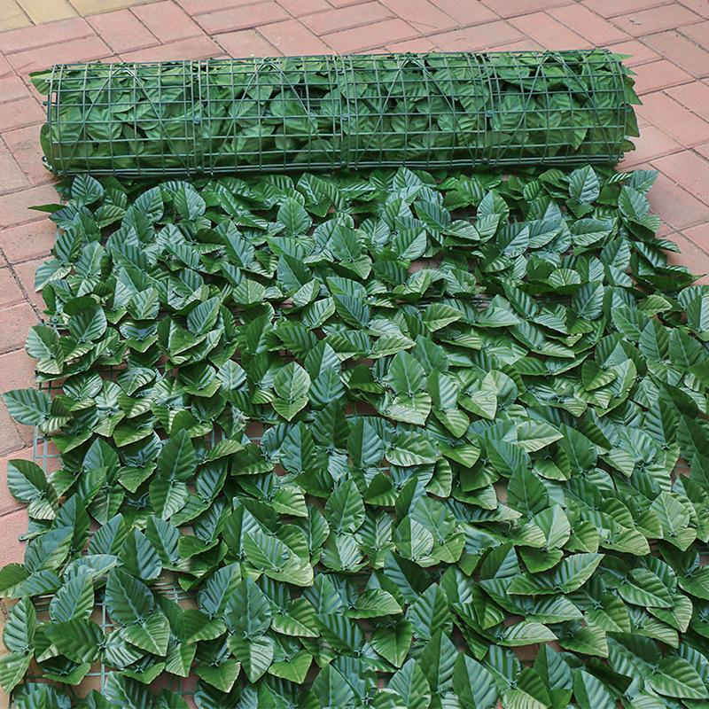 Künstliches Blatt Zaunnetz für Balkon Garten Dekoration
