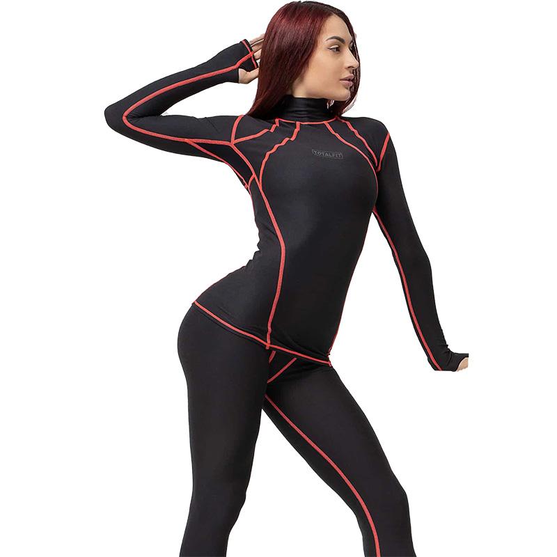 Damen Thermogolf Carpathian TWR5 TotalFit XS Schwarz-Rosa (06399609)