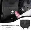 Car Seat Anti-Kick Pad Seatback Storage Protector Cover Accessories For Opel Corsa Astra Insignia Vectra Zafira Meriva Mokka Gra