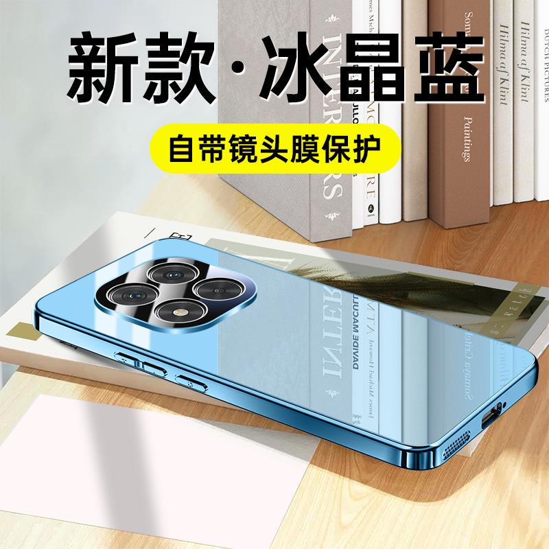 Applicable to Redmi note11pro mobile phone case note11 with its own lens film 11pro + ice crystal anti-drop protective case