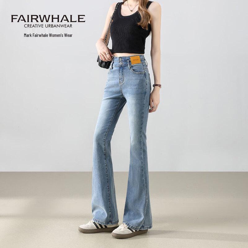 Mark Fairwhale Women s High-Waist Retro Flared Jeans 26