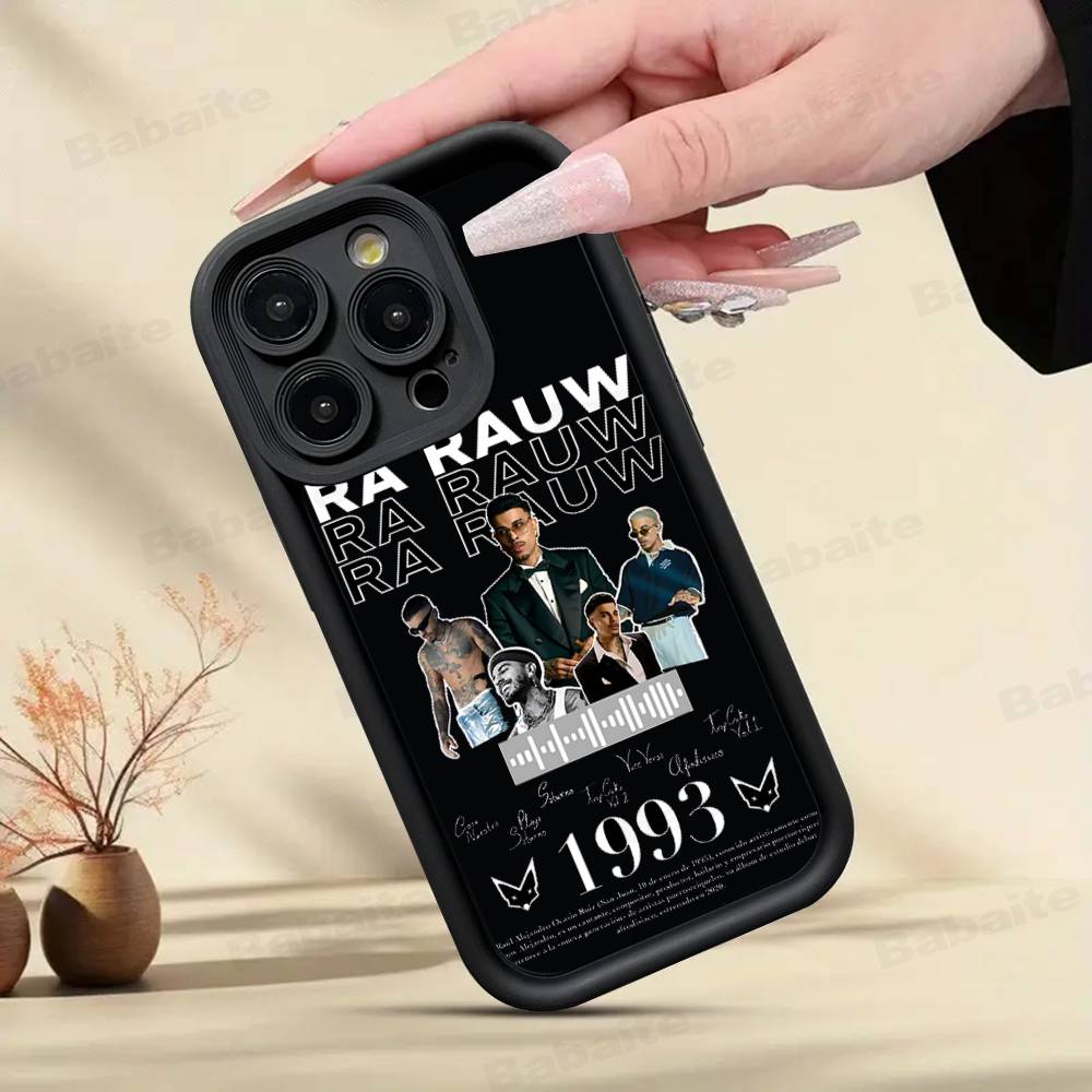 Epc Music R-Rauw Alejandro Rap Phone Case For IPhone 17 16 E 15 14 13 12 11 Pro Max Plus Back Cover