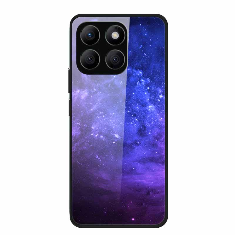 Glass Hard Back Cover For Honor X8C X8B X8 4G 5G Honor 400 Smart Phone Case Soft TPU Bumper Tempered Glass Case Coque Funda Capa