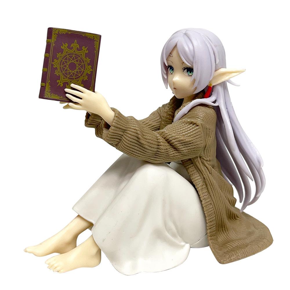 Beyond Journey's End ReadindFrieren Anime Figure Desktop Cute Frieren PVC Action Figure Figurine Model Doll Toy